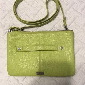 Green cross body purse